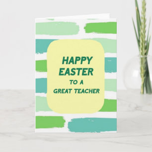 Frohe Ostern Karte für einen großartigen Lehrer