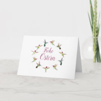 Frohe Ostern Kolibris