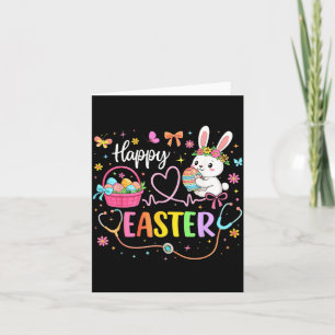 Frohe Ostern Krankenpfleger-Hasenohren-Ei-Krankens Karte