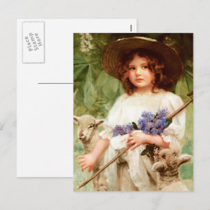 Frohe Ostern. Kunstpostkarte Feiertagspostkarte