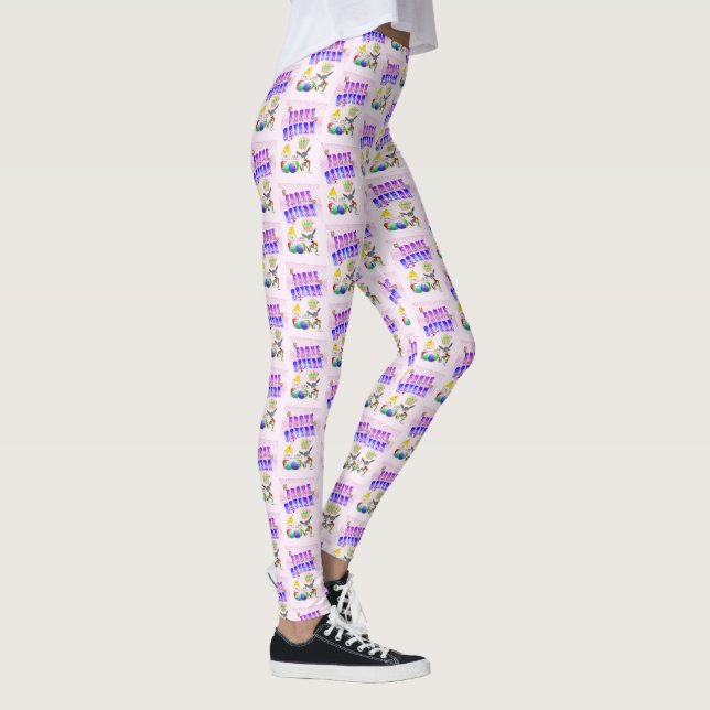 Frohe Ostern Leggings (Rechts)
