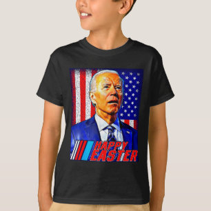 Frohe Ostern Lustiger Joe Biden 4. Juli Männer Fra T-Shirt