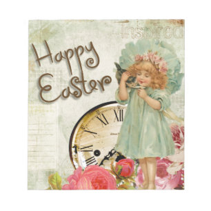 frohe ostern Mädchen Notizblock