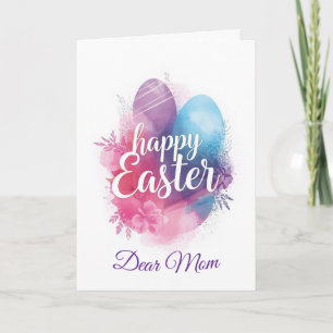 Frohe Ostern Mama, personalisierte lustige Ostern- Feiertagskarte
