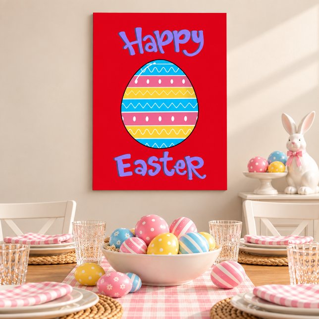 Frohe Ostern mit Ei Poster (Von Creator hochgeladen)