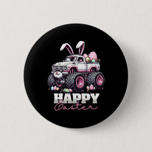 Frohe Ostern Monster Truck Osterhase Monster Tr Button