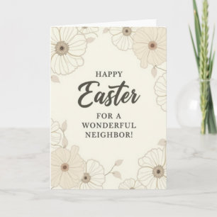 Frohe Ostern Nachbarkarte Karte