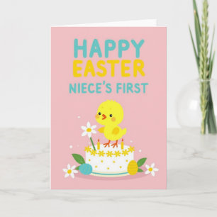 Frohe Ostern Nichten Erste-Mal-Karte Karte