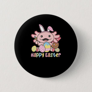 Frohe Ostern Niedlich Axolotl Ostern mit Ostereier Button