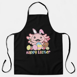 Frohe Ostern Niedlich Axolotl Ostern mit Ostereier Schürze