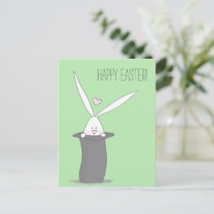 Frohe Ostern! Niedliches Sonnenlicht in einem Top- Postkarte