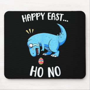 Frohe Ostern oh nein lustiger Trex Dinosaurier Jun Mousepad