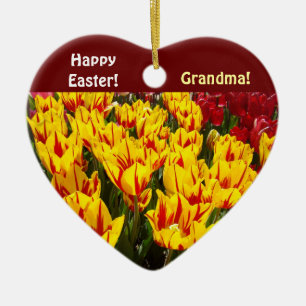 Frohe Ostern! Oma Ornamente Geschenke Tulpen Blume