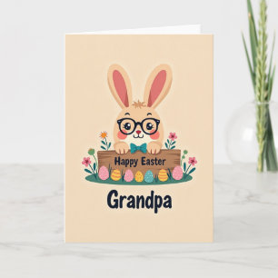 Frohe Ostern Opa Art Karte