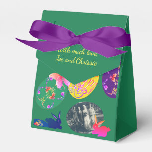 Frohe Ostern, Ostereier mit 3 Fotos Geschenkschachtel