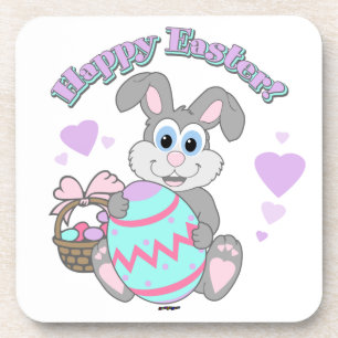 Frohe Ostern! Osterhase Untersetzer