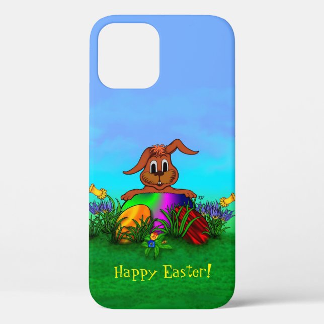 Frohe Ostern! Osterkaninchen Case-Mate iPhone Hülle (Rückseite)