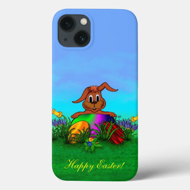 Frohe Ostern! Osterkaninchen Case-Mate iPhone Hülle (Rückseite)
