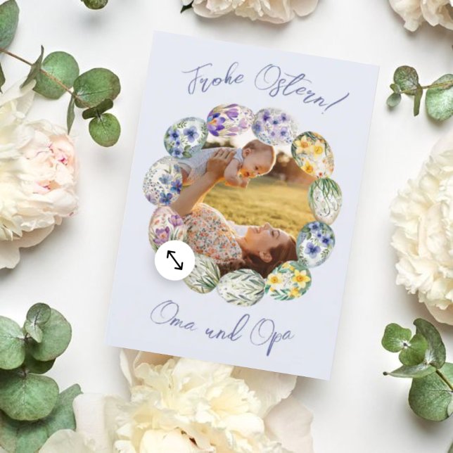 Frohe Ostern Osterkar Karte (Von Creator hochgeladen)