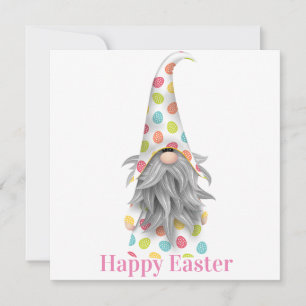 Frohe Ostern Ostern Gnom Karte