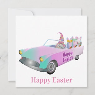 Frohe Ostern Ostern Gnom Karte