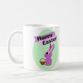 Frohe Ostern! Pink Bunny Kaffeetasse