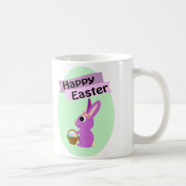 Frohe Ostern! Pink Bunny Kaffeetasse