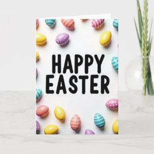 Frohe Ostern Polka Dot Ei Karte