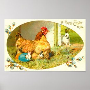 Frohe Ostern Poster