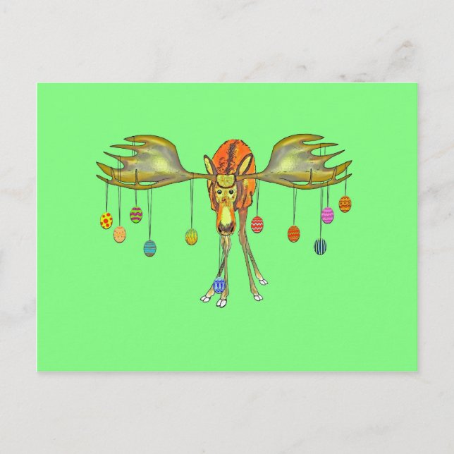 Frohe Ostern Postkarte (Vorderseite)