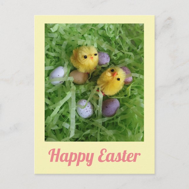 Frohe Ostern Postkarte (Vorderseite)