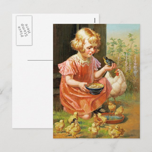 Frohe Ostern. Postkarten mit Kunstmotiven (Vorne/Hinten)