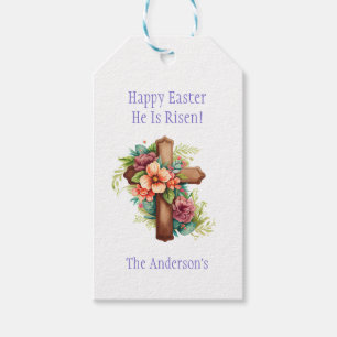 Frohe Ostern Religiöse Christliche Ostern  Geschenkanhänger