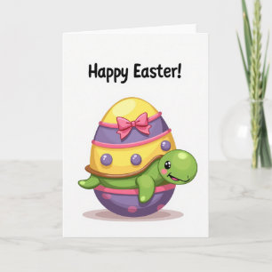 Frohe Ostern Reptilien-Ei-Karte Karte