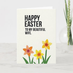 Frohe Ostern Schöne Frau Karte