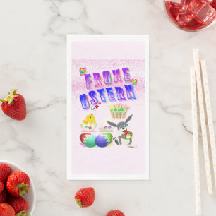 Frohe Ostern Serviette