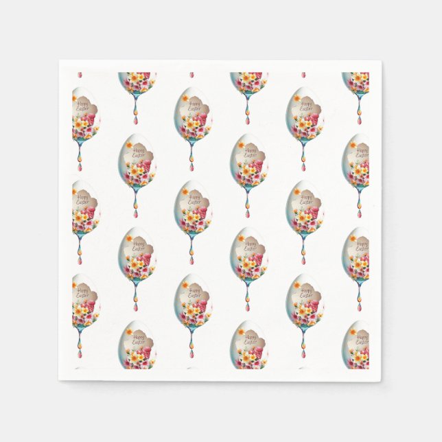 Frohe Ostern! Serviette (Vorderseite)