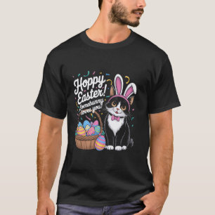 Frohe Ostern Somebunny Liebt Dich Süße Katze Hase T-Shirt