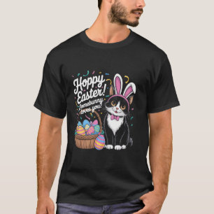 Frohe Ostern Somebunny Liebt Dich Süße Katze Hase T-Shirt