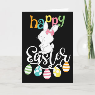 Frohe Ostern Sprüche Ei Groovy Hase Kaninchen Kind Karte