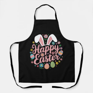 Frohe Ostern Sprüche Ei Hase Schürze