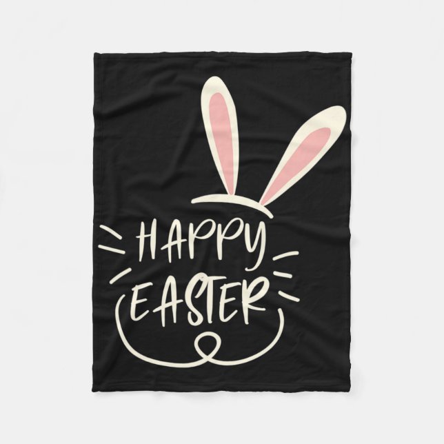 Frohe Ostern Süße Eier Christlich oder Katholisch  Fleecedecke (Vorderseite)