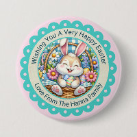 Frohe Ostern, Süße Hase & Blumenkorb Geschenke