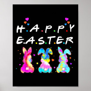Frohe Ostern Süße Hase Familie Passend Ostern 202 Poster
