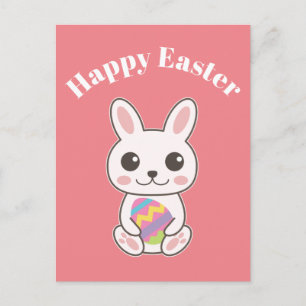 Frohe Ostern Süßer Hase Postkarte