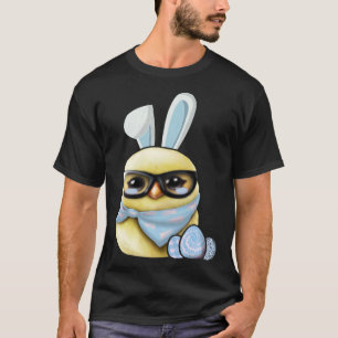 Frohe Ostern Süßes Huhn Hase Kaninchen Ohren Küken T-Shirt