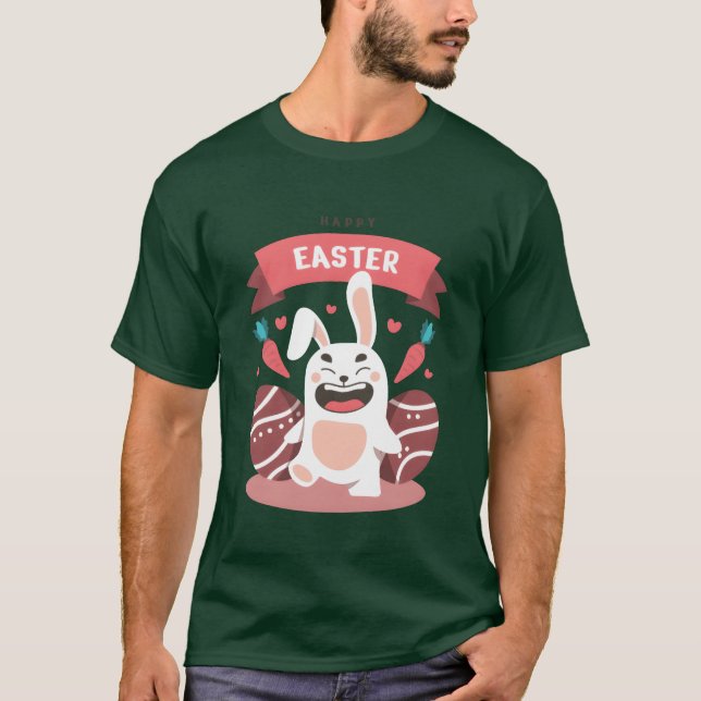 Frohe Ostern T-Shirt (Vorderseite)