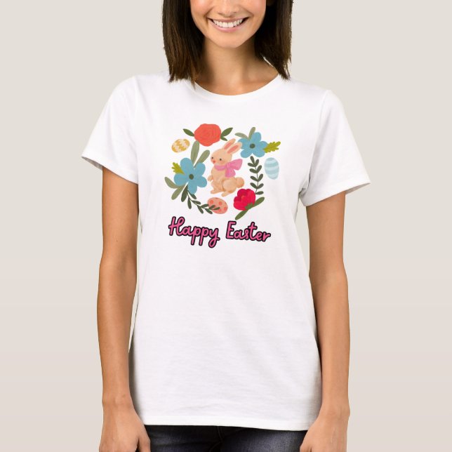 Frohe Ostern T-Shirt (Vorderseite)