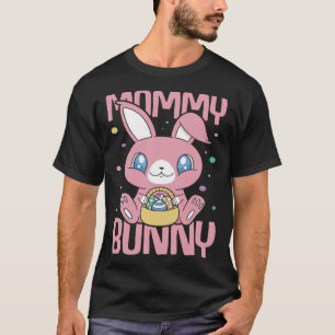 Frohe Ostern T-Shirt Maman Lapin Lapin Lapin Drôle
