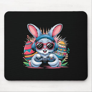 Frohe Ostern Tag Hase Ei Videospiel Gamer Jungen K Mousepad